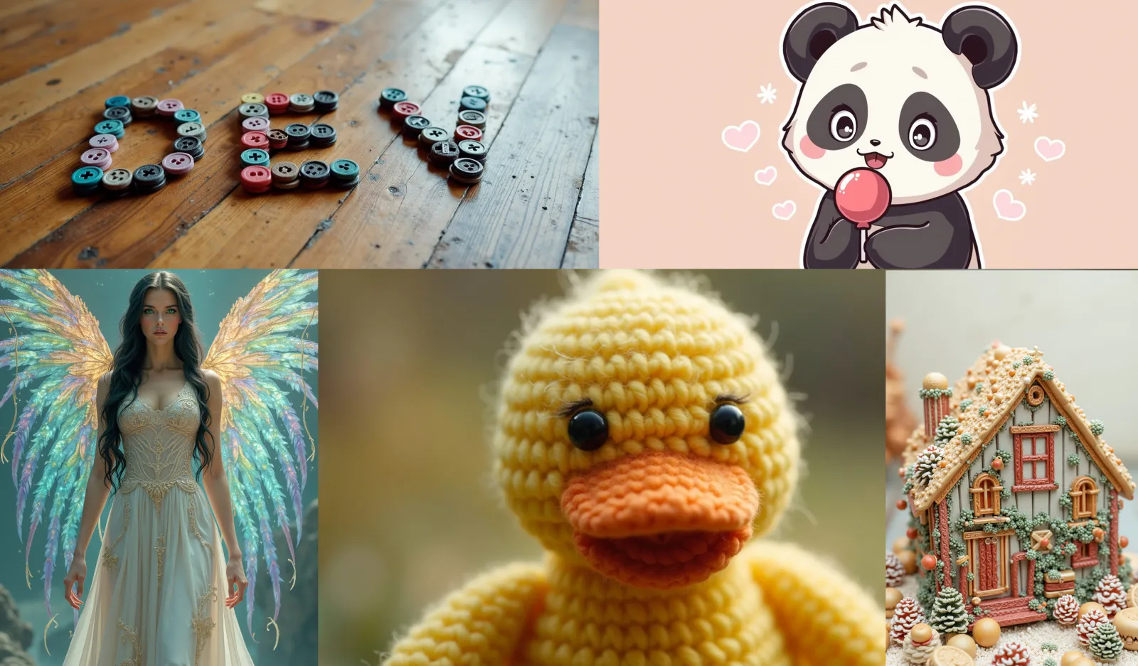 A grid of varied images generated by FLUX.1 [dev].